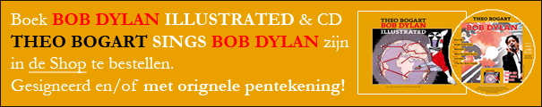 Boek en CD van Dylan Illustrated / cq Theo Bogart sings Bob Dylan zijn via deze site te bestellen!