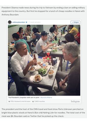 Bourdain and Obama